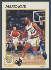 1991-92 Hoops Mario Elie Rookie Golden State Warriors #366