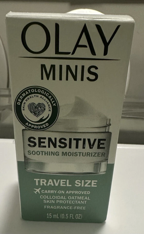 OLAY MINIS SENSITIVE SOOTHING MOISTURIZER TRAVEL Moisturizer   0.5oz - Image 1 of 4