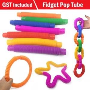 UP 24x New Fidget Pop Tube Toys For Kids and Adults, Pipe Sensory Tools Relief - Picture 1 of 15
