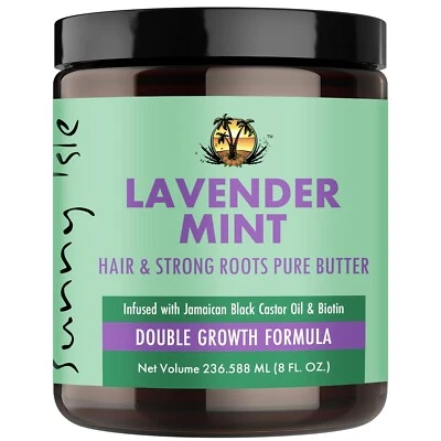 Sunny Isle Lavender Mint Hair and Strong Roots Butter 8oz - Image 1 of 4