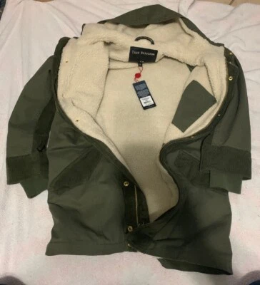 Chaqueta Parka True Relogion Militant Verde Con Capucha -M- Talla (101330) Foto 1 de 4