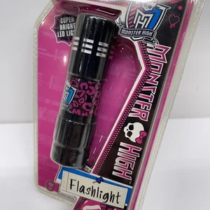 Monster High LUZ LED SUPER BRILLANTE Linterna Negra Mattel - 2013 TOTALMENTE NUEVA - Imagen 1 de 12
