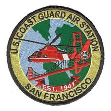 Air Station San Francisco California helo 4in 2000s W4849 USCG Coast Guard patch