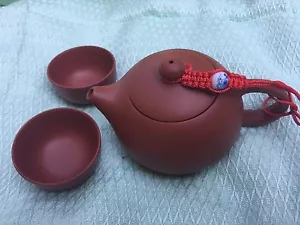 120 ml olla de té china yixing zisha gres rojo xi shi olla dos tazas de té para puer - Imagen 1 de 10