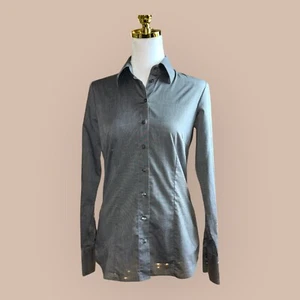 Graue Bluse Greiff XS Berufsbekleidung Gastronomie Langarm Arbeitsbekleidung - Bild 1 von 8