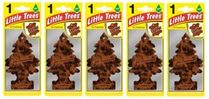 5x Magic Little Tree Hanging Air Freshener Leather Fragrance - Picture 1 of 4