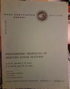 NASA Contractor Report CR-1429 1969 Photometrische Eigenschaften Mondlandung - Bild 1 von 5