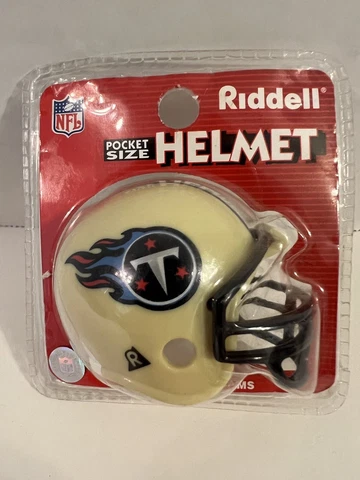 Tennessee Titans Riddell Pocket Size Helmet New In Package NFL Football Cover