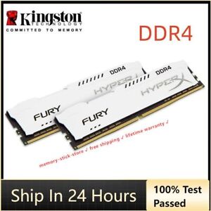HyperX FURY DDR4 16GB 32GB 64GB 2666 3200 2133 2400 Desktop RAM Memory DIMM 288p