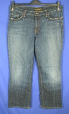 DAVID KAHN Lauren Jeans DENIM Medium Wash BOOTCUT Pockets sz 12