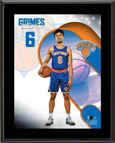 Quentin Grimes Knicks 10.5" x 13" Welcome to the League Plaque Cover