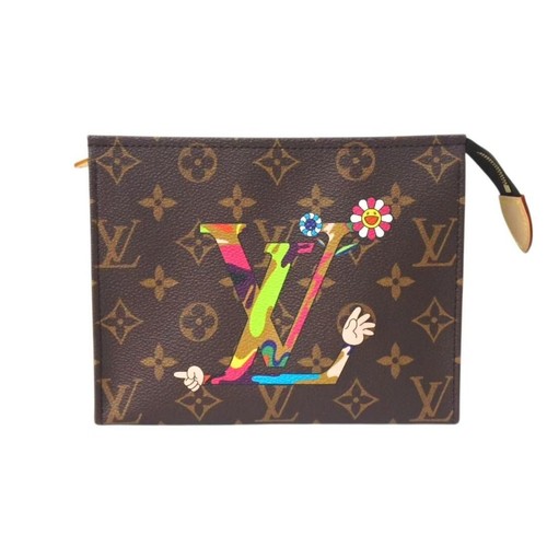 LOUIS VUITTON（LV） NUOVO Louis Vuitton x Takashi Murakami LV x TM Monogram LV Pouch