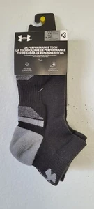 Under Armour Unisex 3-Pairs Performance Tech Cushioned Low Cut Socks. (142). - Picture 1 of 6