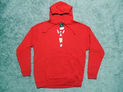 Красная толстовка с капюшоном Upper Playground Joe Montana Touchdown 49ers размер L - Изображение 1 из 4