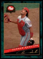 1994 POST COLLECTOR SERIES ODDBALL DARREN DAULTON PHILADELPHIA PHILLIES #9 OF 30