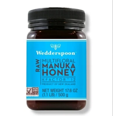 CUCHARA DE NUEZ NUEVA ZELANDA MIEL DE MANUKA CRUDA KFACTOR 12+ 17,6 oz Foto 1 de 4
