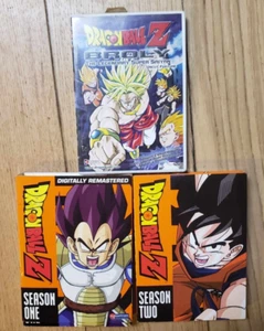 Dragon Ball Z Season 1 + 2 + Broly Legendary Super Saiyan Uncut DVD Lot - Picture 1 of 5