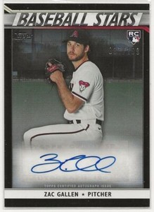 ZAC GALLEN 2020 Topps Baseball Stars RC Autograph 087/199 Arizona Diamondbacks