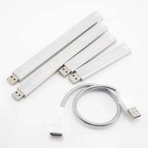 10LED 20LED Mini Portable USB LED Table Desk Lamp 5V Book Night Light Flashlight - Picture 1 of 20