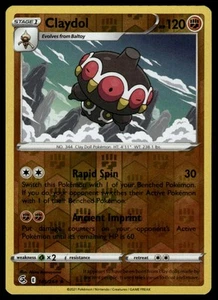 SWSH08: Fusion Strike #145/264 Claydol Reverse Holo - Picture 1 of 2