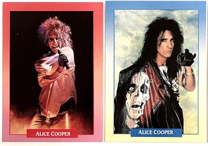 ALICE COOPER 2 CARDS Brockum RockCards 1991 USA 1st ED. 34Yrs! RARE VINTAGE - Bild 1 von 5