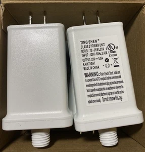 29V LED Power Supply, 4 Pc DC Low Voltage Transformer IP44 LED Driver, White - Picture 1 of 2