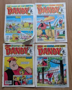 Vintage The Dandy Comic October 4x Magazine 1990 Used - Bild 1 von 6