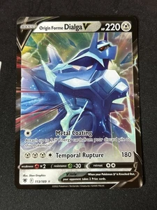 Origin Forme Dialga V 113/189 Swsh10: Astral Radiance Ultra Rare Holo - Picture 1 of 2