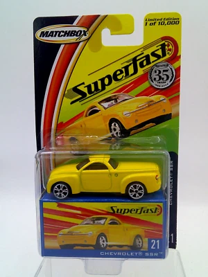 MATCHBOX SUPERFAST 35 YEARS - CHEVROLET SSR 21 Limited Edition - Image 1 of 3