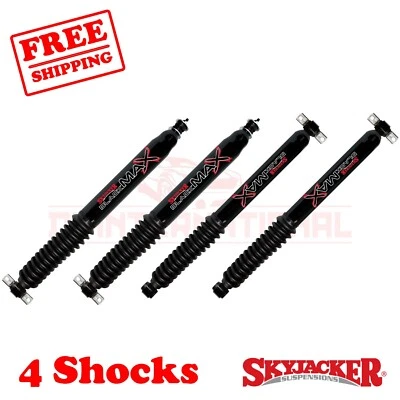 97-06 For Jeep Wrangler TJ 4WD 6-9" Fr 6-8" Rear Lift Skyjacker Black MAX Shocks Foto 1 de 4