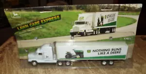 1/64 1995 ertl john deere lawn care express semi dusty open package new - Picture 1 of 3
