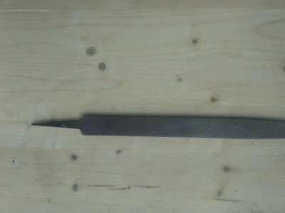 Vintage Lg 14.5” Total Length Disston USA File Flat & Half Round Double Cut Tool - Image 1 of 4