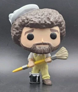 Funko POP 2017! #559 BOB ROSS con secchiello per pennello cappello giallo salopette LOOSE - Foto 1 di 7