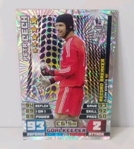 Match Attax Petr Cech Record Breaker Card # 442 Chelsea 2014/15 - Picture 1 of 2