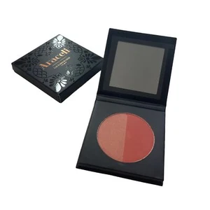 Araceli Beauty BNIB Peach Las Flores Split Pan Blush in Dahlia & Laelia - Picture 1 of 5