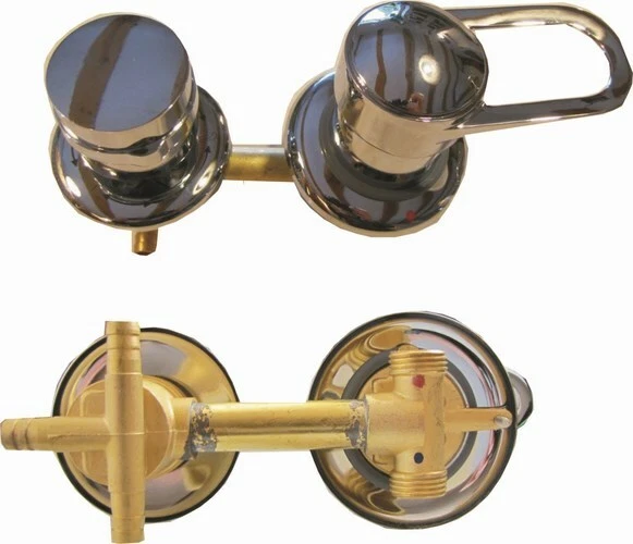 Robinet mitigeur douche mécanique + inverseur 3 Fonctions - Photo 1/1