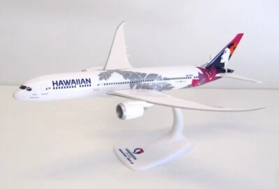 New! PPC 224257 Hawaiian Boeing 787-9 Dreamliner, reg. N781HA  1:200 scale model - Image 1 of 4