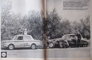 PUBLICITÉ PRESSE 1962 VOITURE SHELL SERVICE - DS CITROEN - ADVERTISING - Bild 1 von 1
