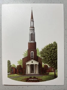Notizkarten mit Vine Street christliche Kirche Nashville TN Kunst von Phil Ponder - Bild 1 von 2