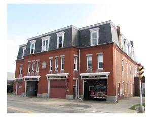 Central Fire Station Building In Brockton, Massachusett 8x10 Photo On 8.5" x 11" - Picture 1 of 1