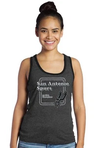MAJESTIC THREADS NBA San Antonio Spurs Damen Premium Triblend Kontrast Tank - Bild 1 von 1