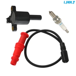 LABLT Ignition coil w/ Wire Cap & Spark plug For Polaris Ranger 500 4x4 2008-12 - Picture 1 of 12