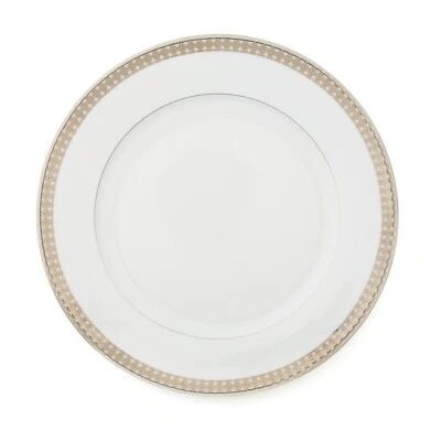 Placa Cargador Porcelana Redonda Haviland 249519 Eternity Blanc Blanco/Dorado Foto 1 de 2