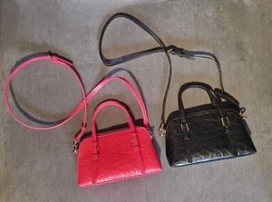 Mango pink & black mini bag - Picture 1 of 2