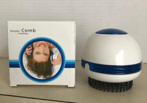 Round Vibrating Massager Freshing Comb for Scalp and head - Picture 1 of 6