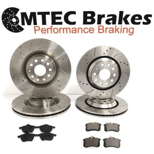 Audi A7 C7 3.0 BiTDi Quattro 310 315bhp 11-18 Front Rear Brake Discs & Pads - Picture 1 of 7