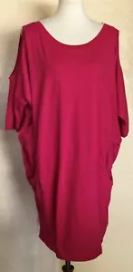 Diesel Womens D Noah Rose Cutout Cold Shoulder Dress Pink $148 - Picture 1 of 6