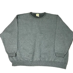 Vintage Blank Sweatshirt Womens Plus 24W Gray Crewneck Just My Size 90s - Picture 1 of 6