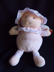 Ty Pluffies BLENDINGS TO BABY *Pink Baby Girl 2004 Peluche Gorro Pluffy Ojos Cosidos - Imagen 1 de 7
