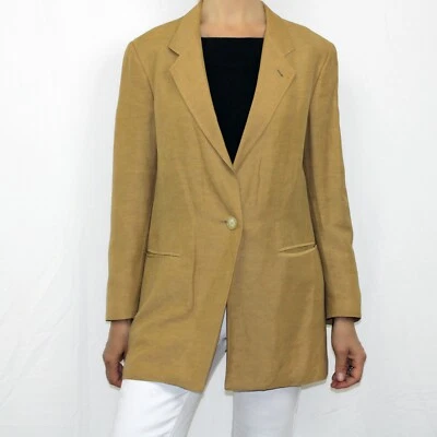 Emporio Armani summer linen jacket light caramel - Image 1 of 4